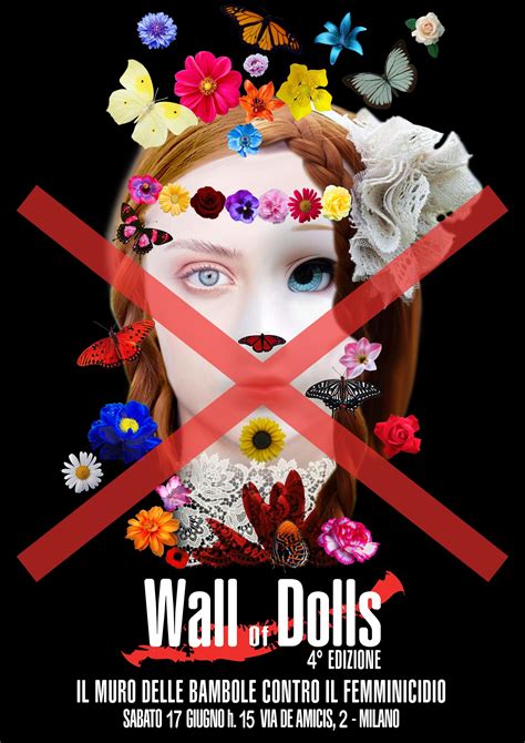 Wall of dolls: contro il femminicidio 